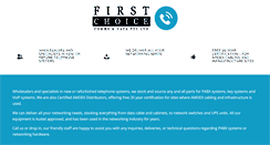 Desktop Screenshot of firstchoicecomms.com.au